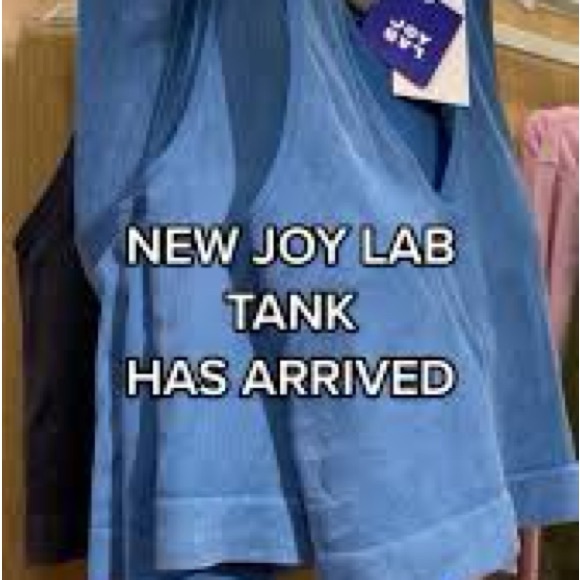 JoyLab Blue Tank Top - Picture 1 of 8